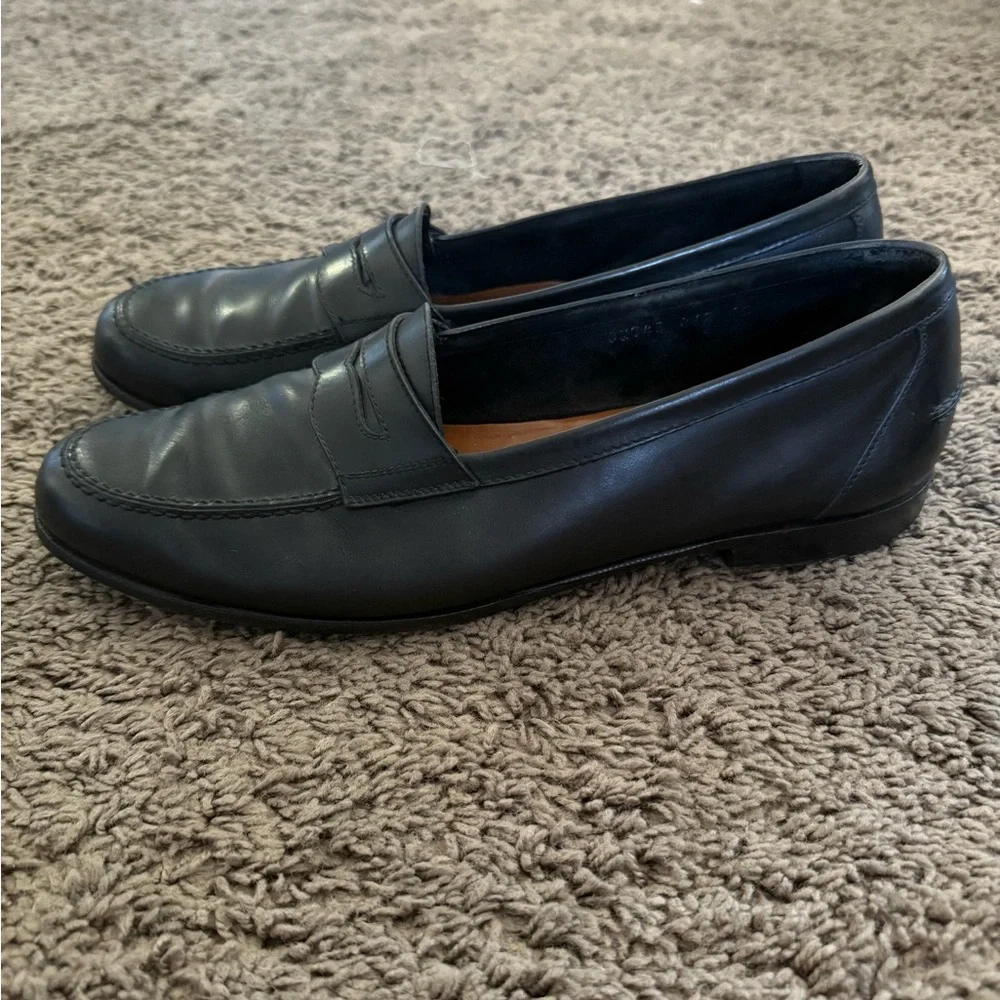 Salvatore Ferragamo Penny Dress Loafer, Size 10 - Black - Picture 7 of 10